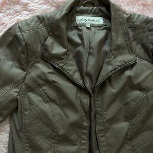 Sebby Collection Faux Leather Jacket